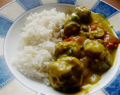 Hackfleischbällchen in Curry Rahmsoße von Alcar75 Chefkoch de