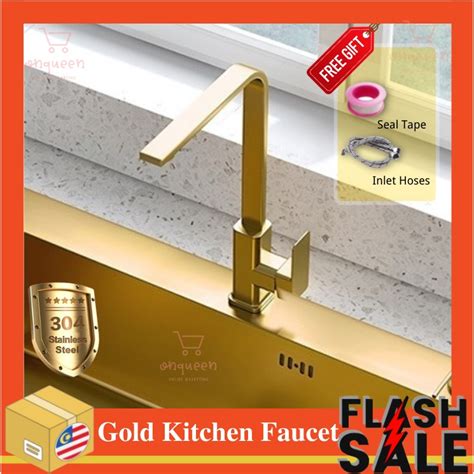 gold kitchen faucet sink standard tap mixer tap water tap faucet