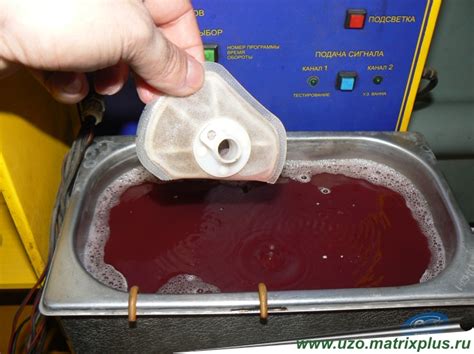 Очистка топливных фильтров, очистка маслянных сетчатых фильтров ...