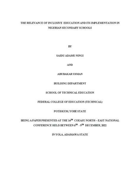 Inclusive Education | PDF | Inclusion (Education) | Learning Styles