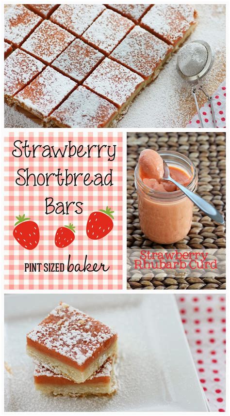 Strawberry Shortbread Bars • Pint Sized Baker