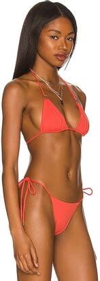 Indah Cherie Triangle Bikini Top Shopstyle Swimwear