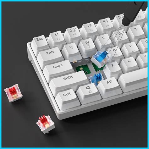 ZIFRIEND ZA Keys Wired Keyboard Hot Swappable RGB Pudding Keycaps Mechanical Keyboard