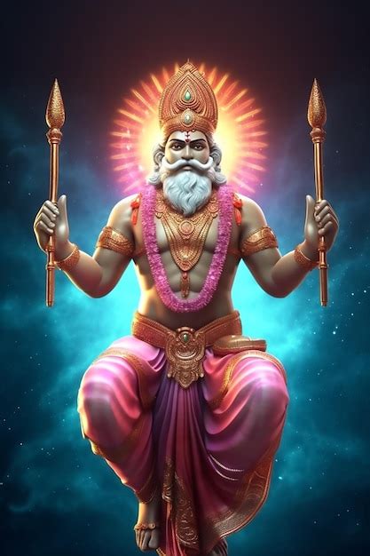 Hindu lord Brahma | Premium AI-generated image