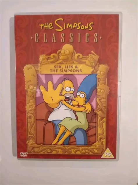 The Simpsons Sex Lies And The Simpsons Dvd Picclick Uk
