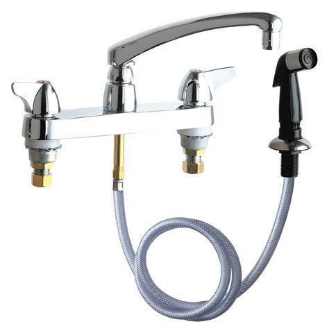 CHICAGO FAUCETS Gpm Flow Rate Hot And Cold Water Sink Faucet FC ABCP Grainger