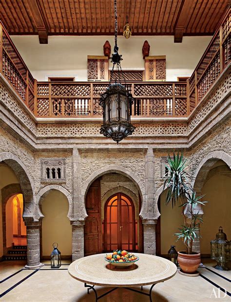 Elegant Rooms with Marble Flooring | Moroccan courtyard, Moroccan ...