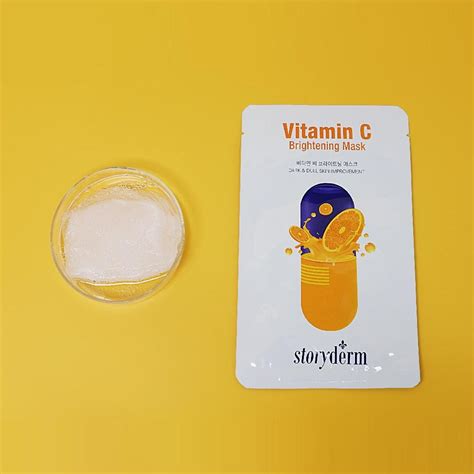 Storyderm Vitamin C Brightening Mask Vitamin C Mask Skin Care