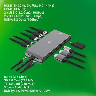 Характеристики Стыковочная станция Digma DS-590, черный (1968027 ...