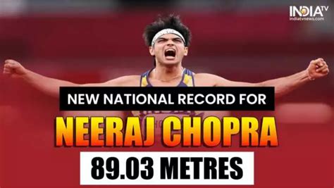 Neeraj Chopra Sets A New National Record And Wins A Silver Medal At The