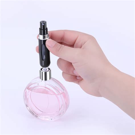 Mub Wholesale 5ml Perfume Bottle Mini Travel Refillable Aluminum Perfume Atomizer Spray Bottle