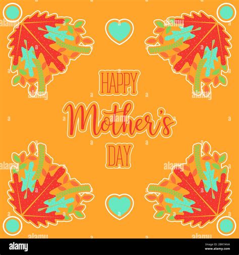 Happy Mothers Day Card Stock Vector Image And Art Alamy