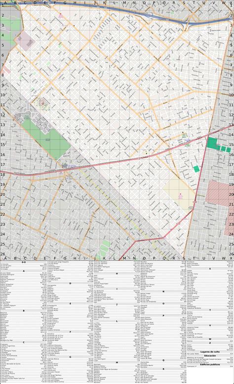 Plano y Zonificación del Municipio de Ituzaingó