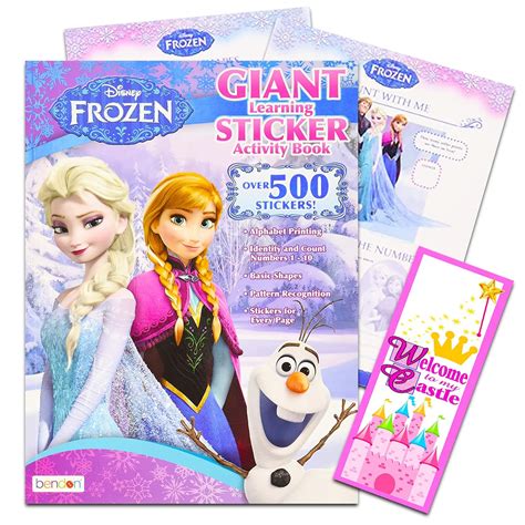 Conjunto De Livros De Atividades Infantis Da Disney Frozen Pacote