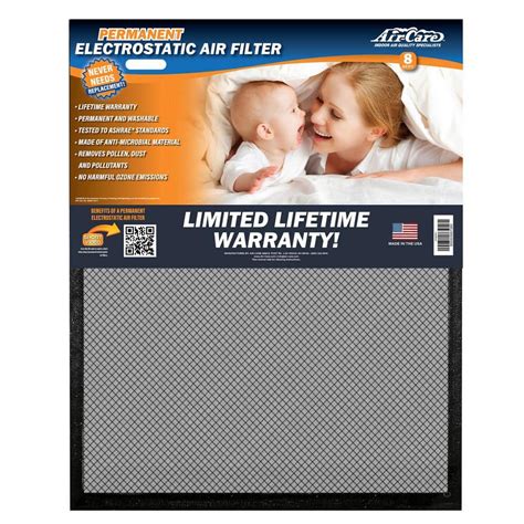 Air Care In X In X In Flexible Permanent Washable Air Filter