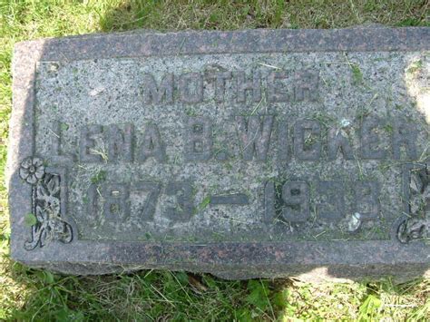 Lena B Striebeck Cox Wicker 1873 1938 Mémorial Find a Grave