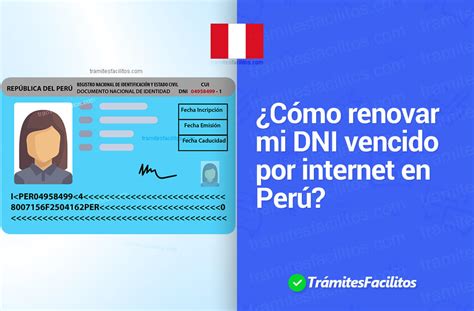 C Mo Renovar Mi Dni Vencido Por Internet En Per Tr Mites Facilitos