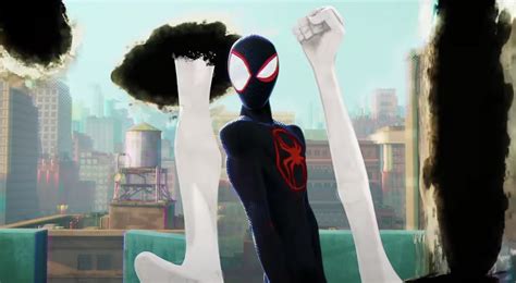 cool   scenes video    spider verse focuses