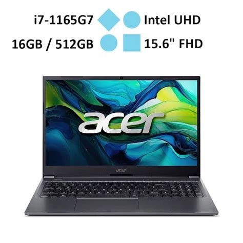 Acer Aspire Lite Al15 51m 75e2 I7 1165g7 Ram 16gb