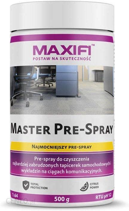 Maxifi Master Pre Spray Proszek Do Prania Kg Opinie I Ceny Na Ceneo Pl