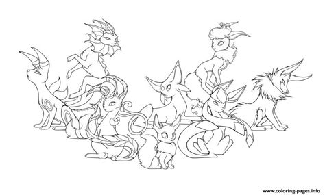 Pokemon Coloring Pages Eevee Evolutions Pokemon Coloring Pages Eevee