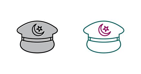 Military Hat Vector Icon 22831969 Vector Art At Vecteezy