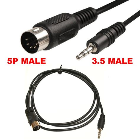 Cable De Extensi N De Audio Conector Macho A Macho Pines Din Midi