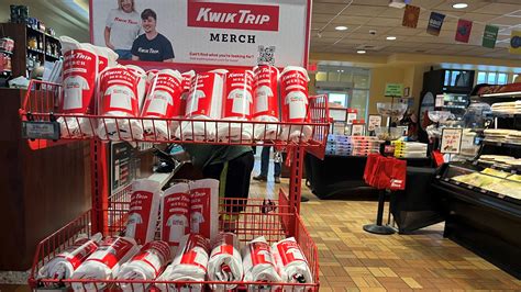 Find Kwik Trip branded merchandise at stores in Wisconsin, Minnesota