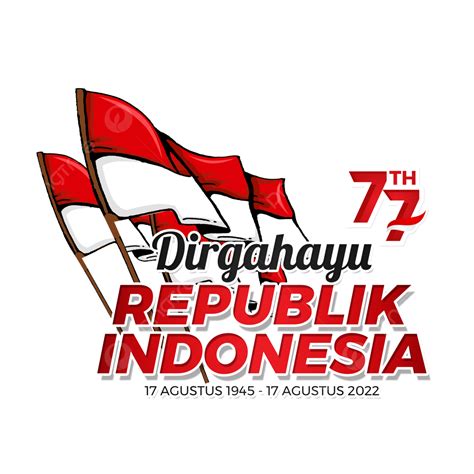 Gambar Ucapan Hari Kemerdekaan Republik Indonesia Ke 77 Dengan Bendera