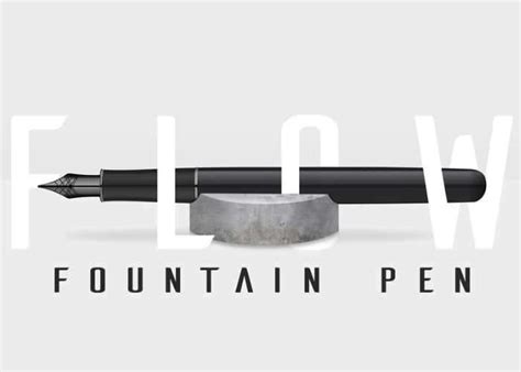 flow minimalist fountain  hits kickstarter   video geeky
