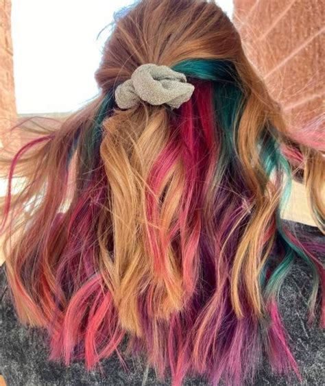 20 Juicy Examples Of Underlayer Hair Color Trend