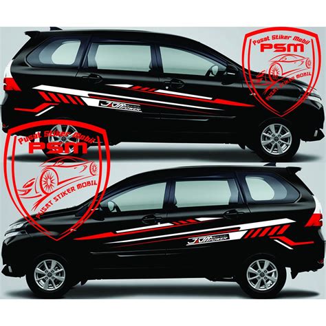 Jual Stiker Mobil Toyota Avanza Xenia Terbaru Sticker Stiker Toyota