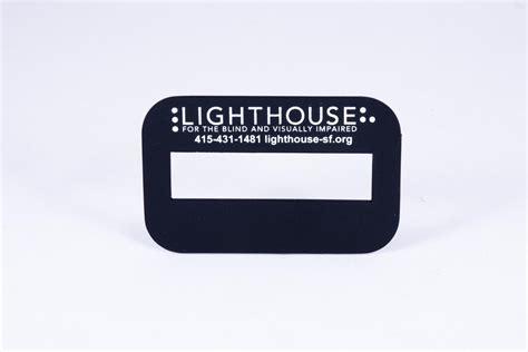 Plastic Signature Guide Imprinted W Lighthouse Logo Adaptations Store