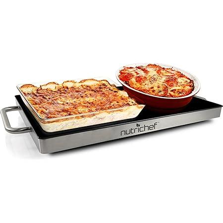 Amazon Stainless Steel Warming Hot Plate Keep Food Warm W Portable Electric Food Tray