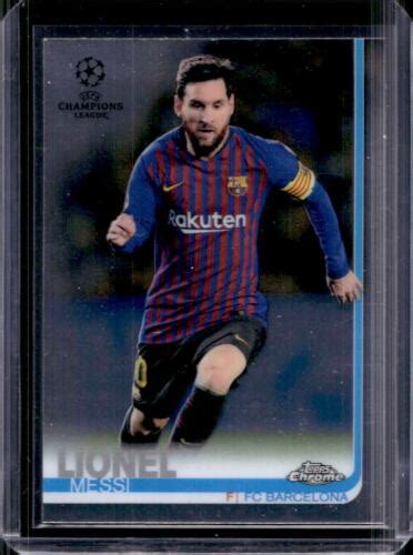 Topps Chrome Ucl Lionel Messi Fc Barcelona B Ebay