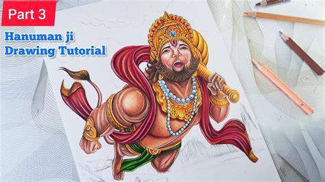 How To Draw Lord Hanuman Step By Step Tutorial For Beginners Lord