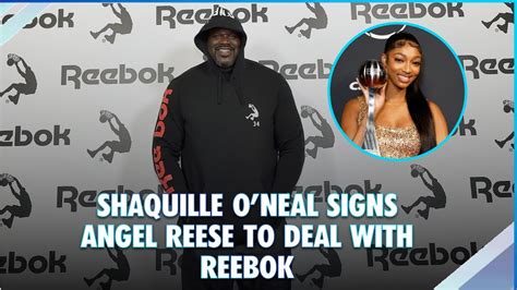 Shaquille O Neal Signs Angel Reese To Deal With Reebok YouTube