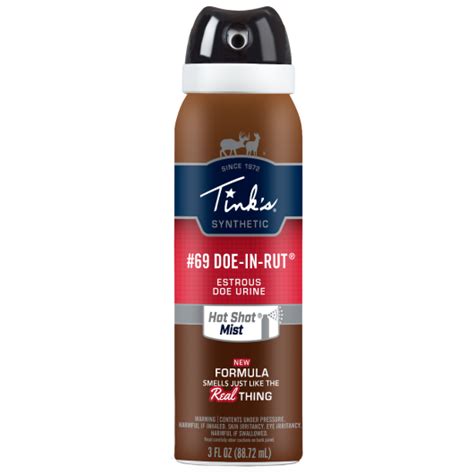 Tink S 69 Doe In Rut Hot Shot Synthetic Mist 3oz W5260