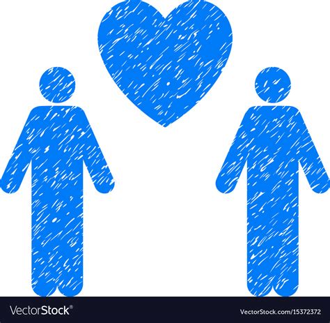 Gay Lovers Grunge Icon Royalty Free Vector Image