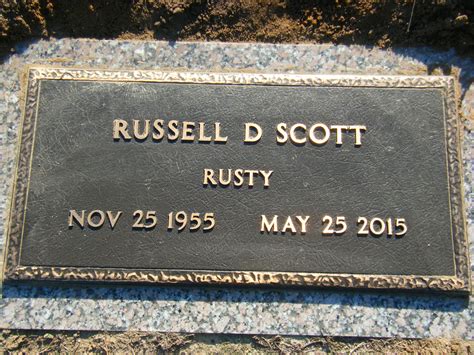 Russell Dwain “Rusty” Scott (1955-2015) - Find a Grave Memorial