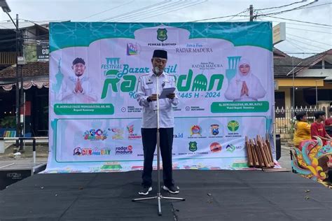 Pemkab Sumenep Rangkul Umkm Melalui Bazar Takjil Ramadan Radar Madura