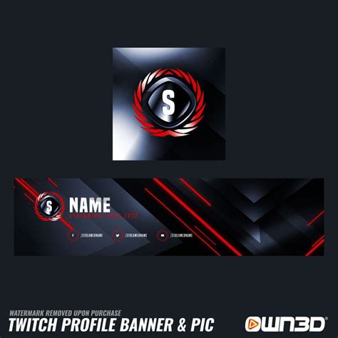 Titan - Twitch Profile Banner & Picture in 2022 | Banner, Twitch, Profile