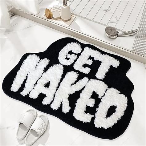 Amazon Get Naked Bath Mat Cute Bath Rug For Bathroom Mat Rregular Non Slip Shower Floor
