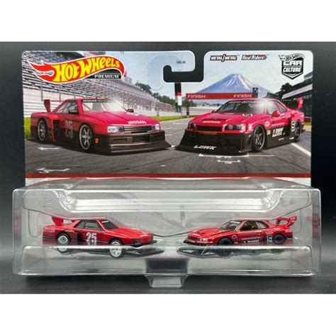 78車庫 1 64 Hot Wheels 風火輪 Nissan LB ER34 LBWK GTR 雙車組 蝦皮購物
