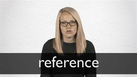 How To Pronounce Reference In British English Youtube