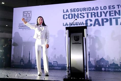 Sandra Cuevas Alcaldesa De Cuauht Moc Solicitar Licencia Para