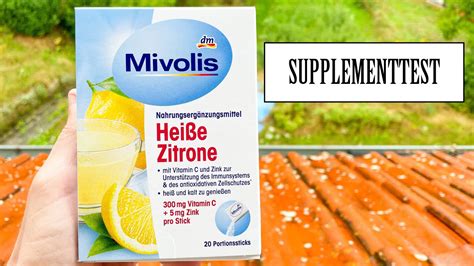 DM Mivolis Heiße Zitrone NEM SUPPLEMENTTEST YouTube