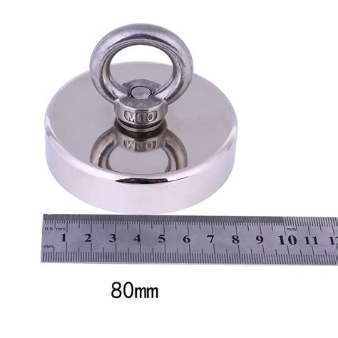 1 шт. Неодимовый поисковый магнит горшок с рым болтом восстановление ...