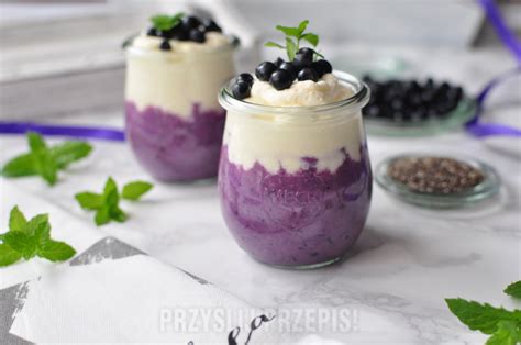 Jagodowy Deser Z Chia I Mascarpone Przepis Przyslijprzepis Pl