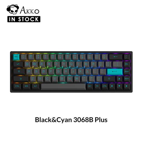 Akko Wireless Bluetooth Led Hot Swap Mechanical Gaming Keyboard Black Cyan B Plus Multi